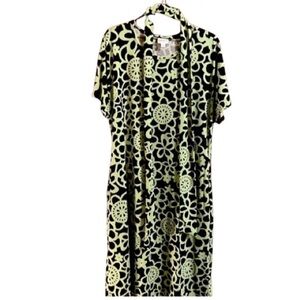 #213 LuLaRoe Large Marly dress with belt and pockets